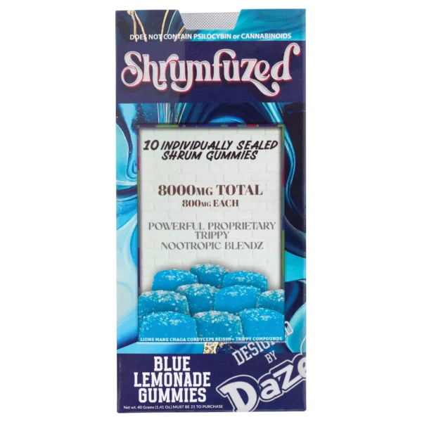 Shrumfuzed Gummy 10ct - 800mg Blue Lemonade