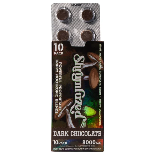 Shrumfuzed Chocolate 10ct - 800mg Dark Chocolate - Image 2