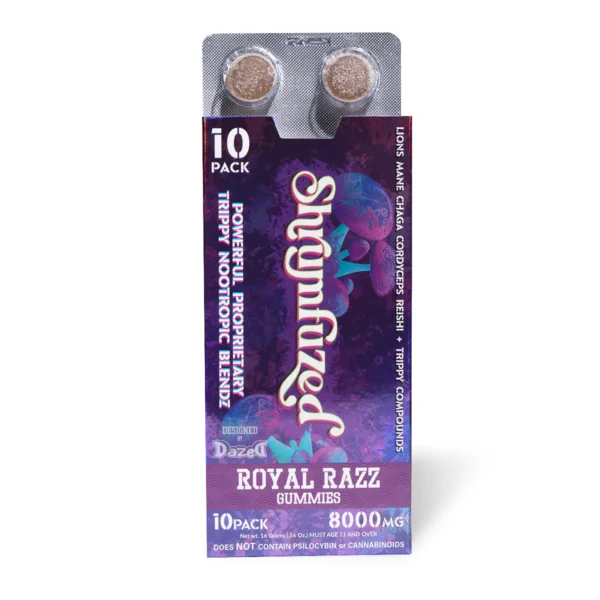 Shrumfuzed Gummies 10ct - 800mg Royal Razz