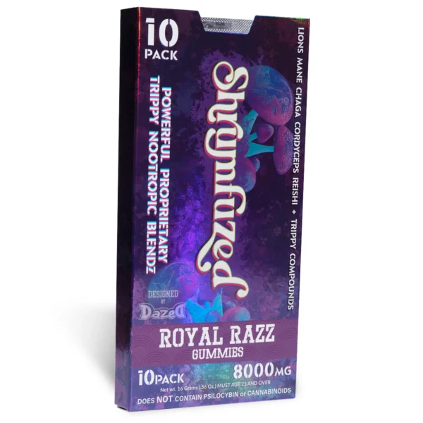 Shrumfuzed Gummies 10ct - 800mg Royal Razz - Image 2