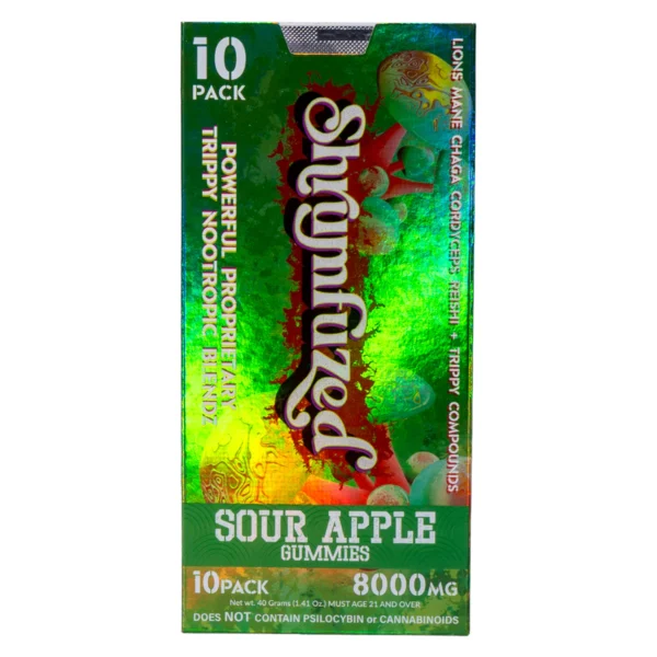 Shrumfuzed Gummy 10ct - 800mg Sour Apple