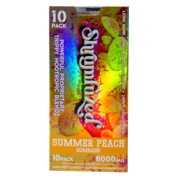 Shrumfuzed Gummy 10ct - 800mg Summer Peach