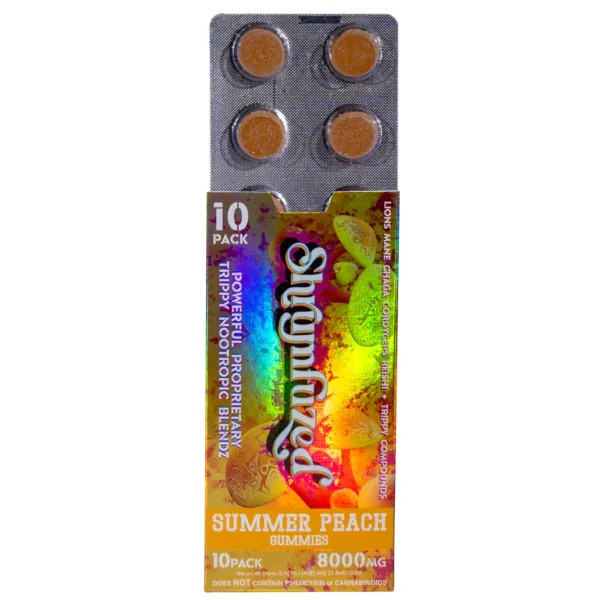 Shrumfuzed Gummy 10ct - 800mg Summer Peach - Image 2