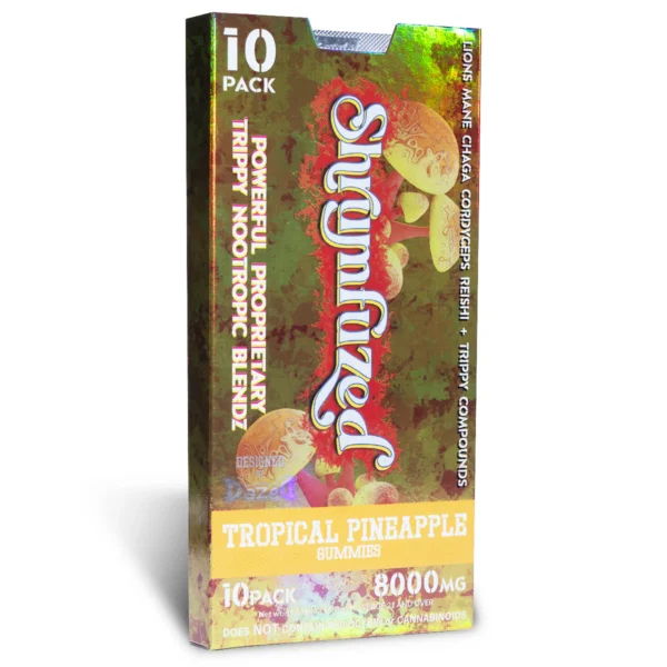 Shrumfuzed Gummies 10ct - 800mg Tropical Pineapple - Image 2