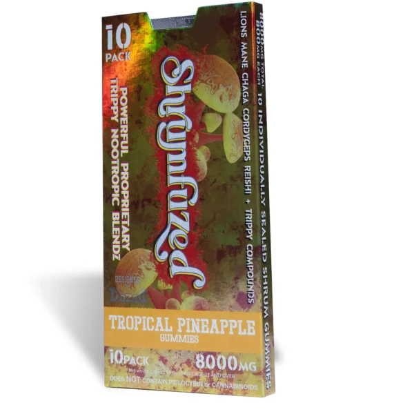 Shrumfuzed Gummies 10ct - 800mg Tropical Pineapple - Image 3