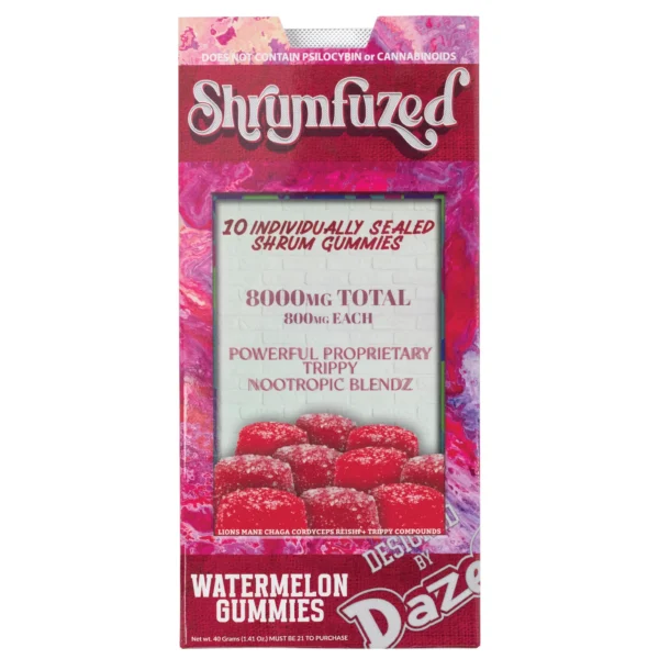 Shrumfuzed Gummy 10ct - 800mg Watermelon