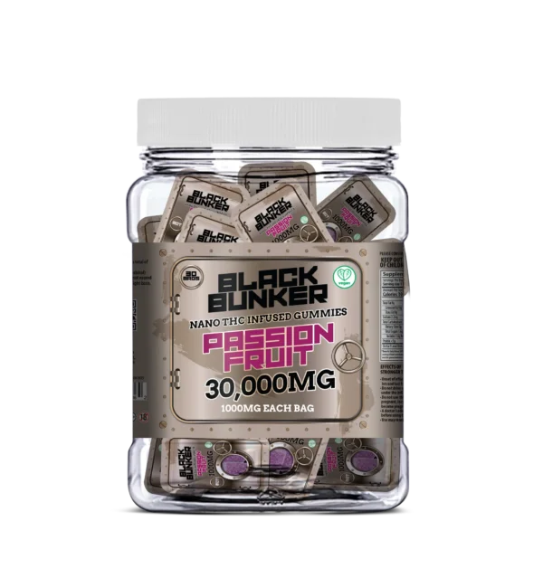 Black Bunker 30k NANO TCH GUMMY JAR 1000MG EACH BAG - Image 3