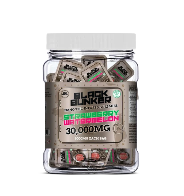 Black Bunker 30k NANO TCH GUMMY JAR 1000MG EACH BAG - Image 2