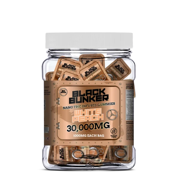 Black Bunker 30k NANO TCH GUMMY JAR 1000MG EACH BAG - Image 5