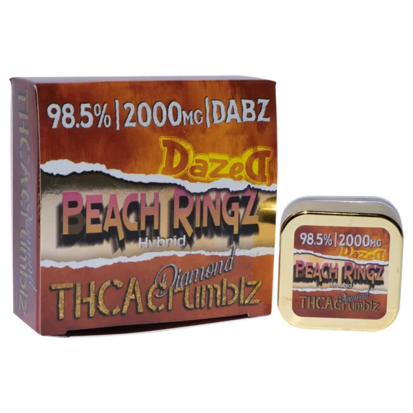 Beach Ringz THCA Diamond Crumblz Dabs [2G] - Image 2